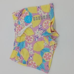 Carter's Lemon and Floral Drawcord Shorts - NWT (3T)
